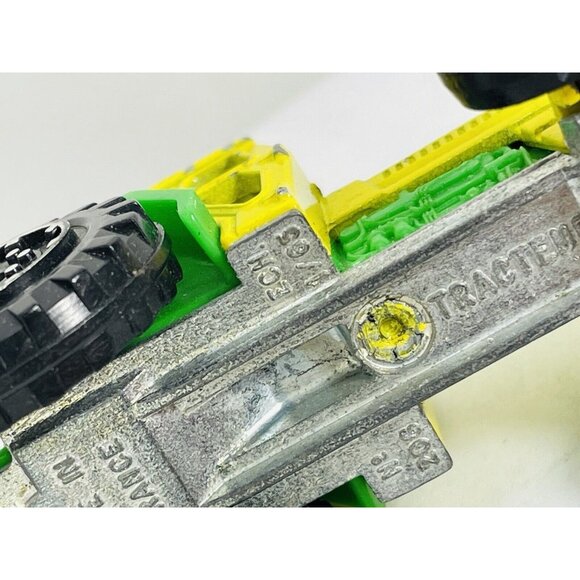 Vintage 208 Majorette Diecast Green & Yellow Farm TRACTOR Made In France 1/65 - Picture 8 of 12